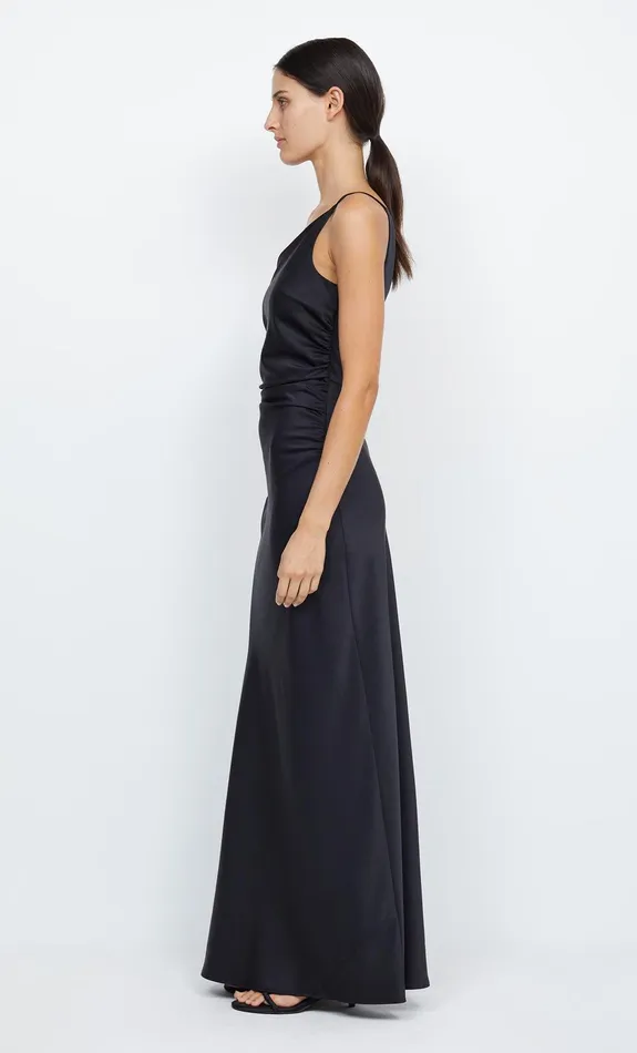 Bec Bridge Bridesmaid Dresses Women ETERNITY ASYM MAXI DRESS 8211 BLACK