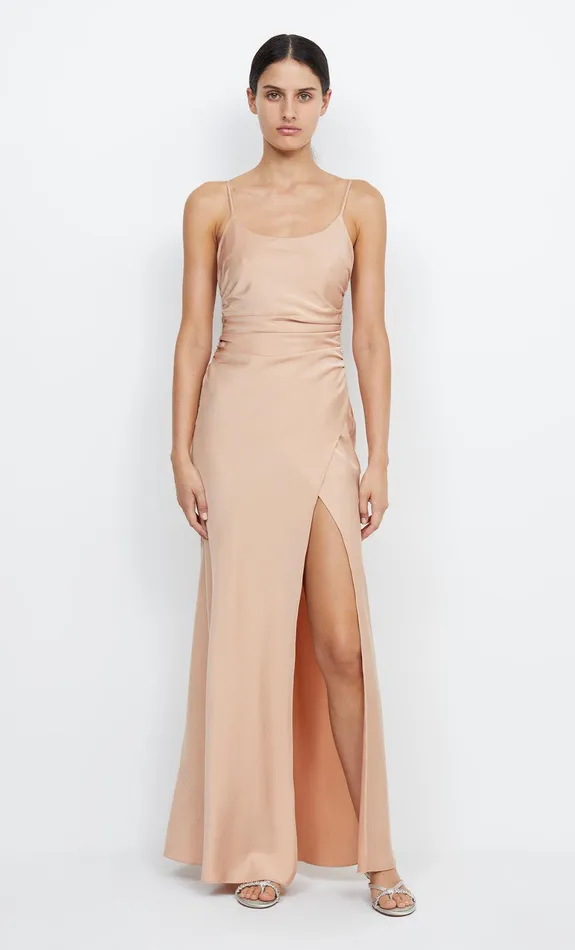 Bec Bridge Bridesmaid Dresses Women ETERNITY SCOOP MAXI DRESS 8211 ROSE GOLD