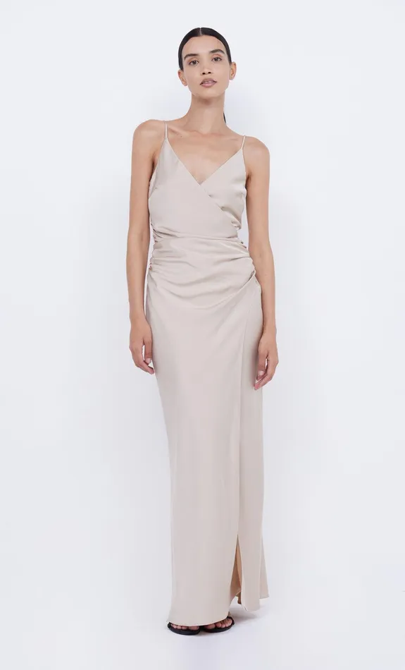 Bec Bridge Bridesmaid Dresses Women ETERNITY V MAXI DRESS 8211 SAND