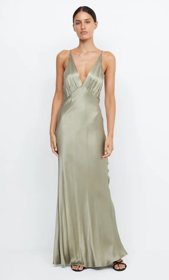 Bec Bridge Bridesmaid Dresses Women MOON DANCE V MAXI DRESS 8211 SAGE
