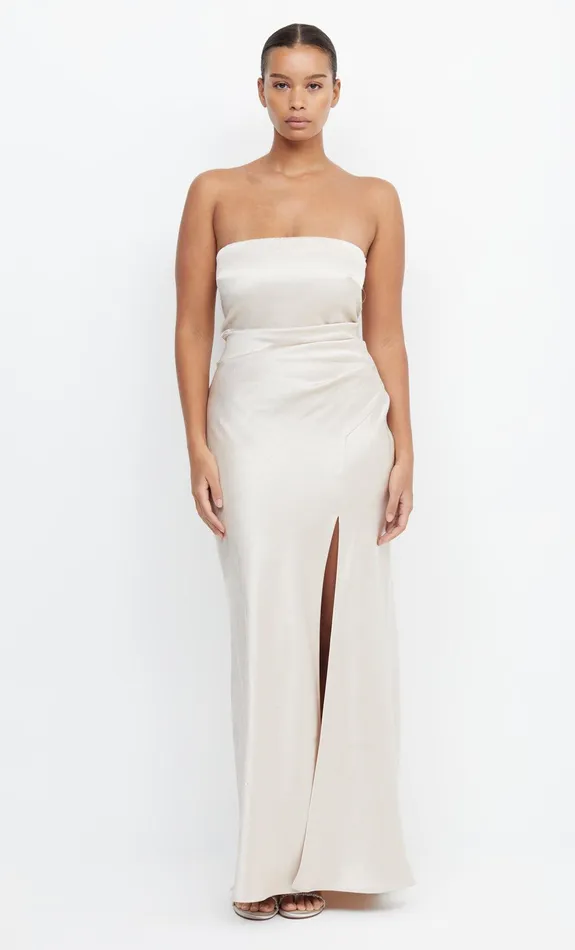 Bec Bridge Bridesmaid Dresses Women THE DREAMER STRAPLESS DRESS 8211 SAND