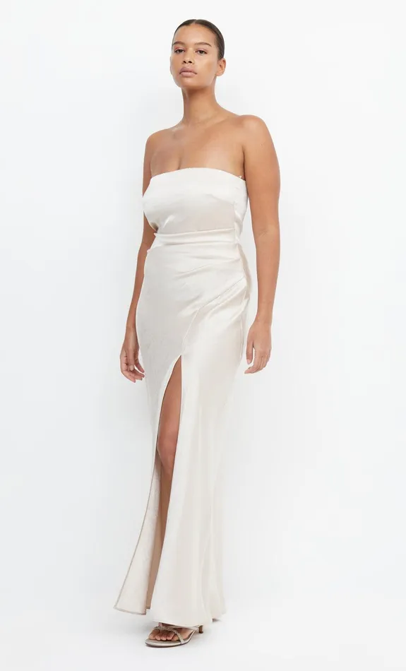 Bec Bridge Bridesmaid Dresses Women THE DREAMER STRAPLESS DRESS 8211 SAND