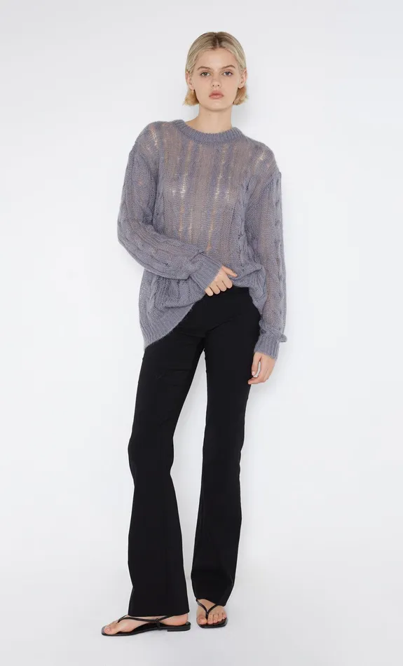 Bec Bridge Long Sleeve Women ANTOINE KNIT JUMPER 8211 GUNMETAL