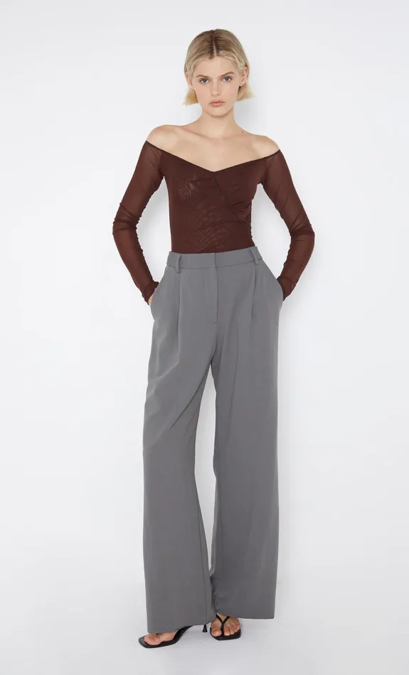 Bec Bridge Long Sleeve Women ISADORA LONG SLEEVE TOP 8211 CHOCOLATEBLACK