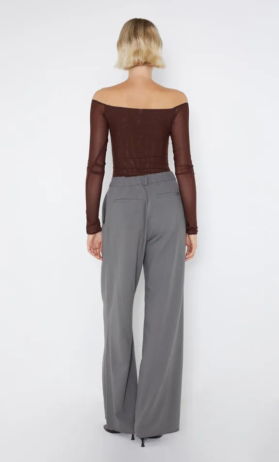 Bec Bridge Long Sleeve Women ISADORA LONG SLEEVE TOP 8211 CHOCOLATEBLACK
