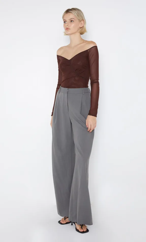 Bec Bridge Long Sleeve Women ISADORA LONG SLEEVE TOP 8211 CHOCOLATEBLACK
