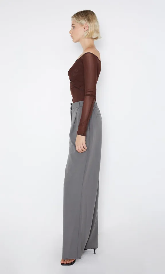 Bec Bridge Long Sleeve Women ISADORA LONG SLEEVE TOP 8211 CHOCOLATEBLACK