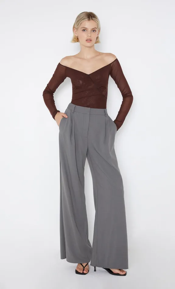 Bec Bridge Long Sleeve Women ISADORA LONG SLEEVE TOP 8211 CHOCOLATEBLACK