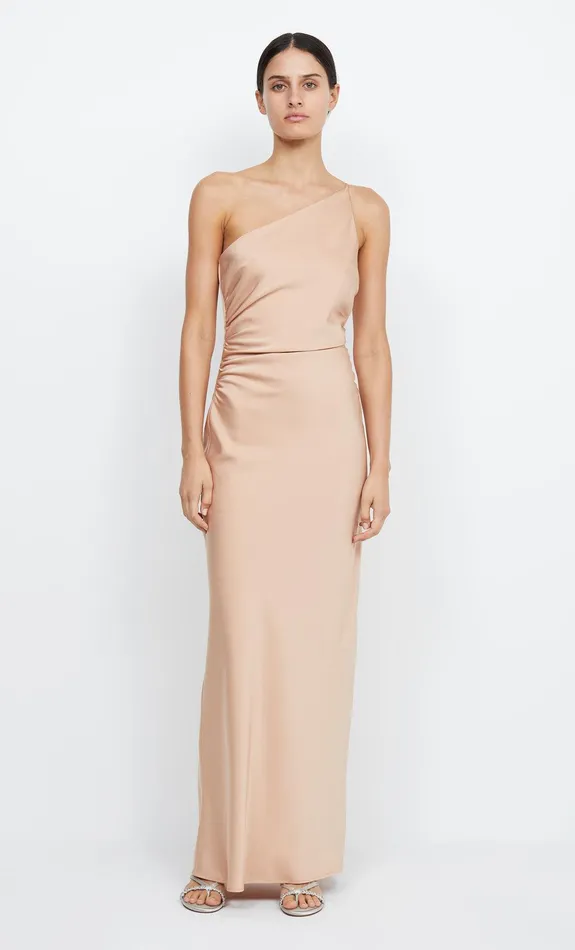 Bec Bridge Maxi Dresses Women ETERNITY ASYM MAXI DRESS 8211 ROSE GOLD
