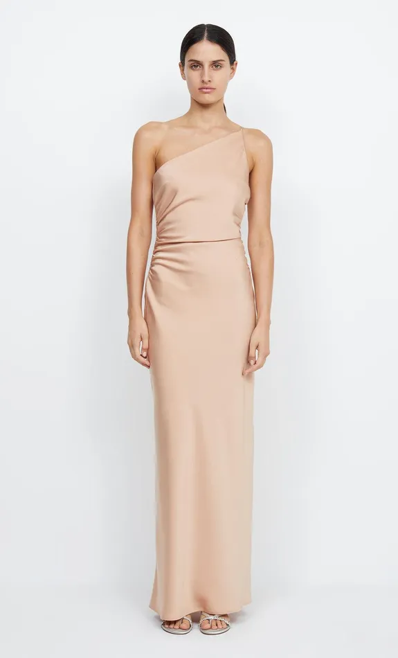 Bec Bridge Maxi Dresses Women ETERNITY ASYM MAXI DRESS 8211 ROSE GOLD
