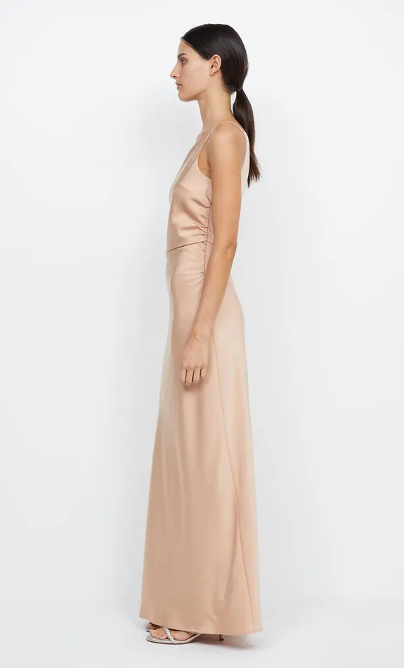 Bec Bridge Maxi Dresses Women ETERNITY ASYM MAXI DRESS 8211 ROSE GOLD