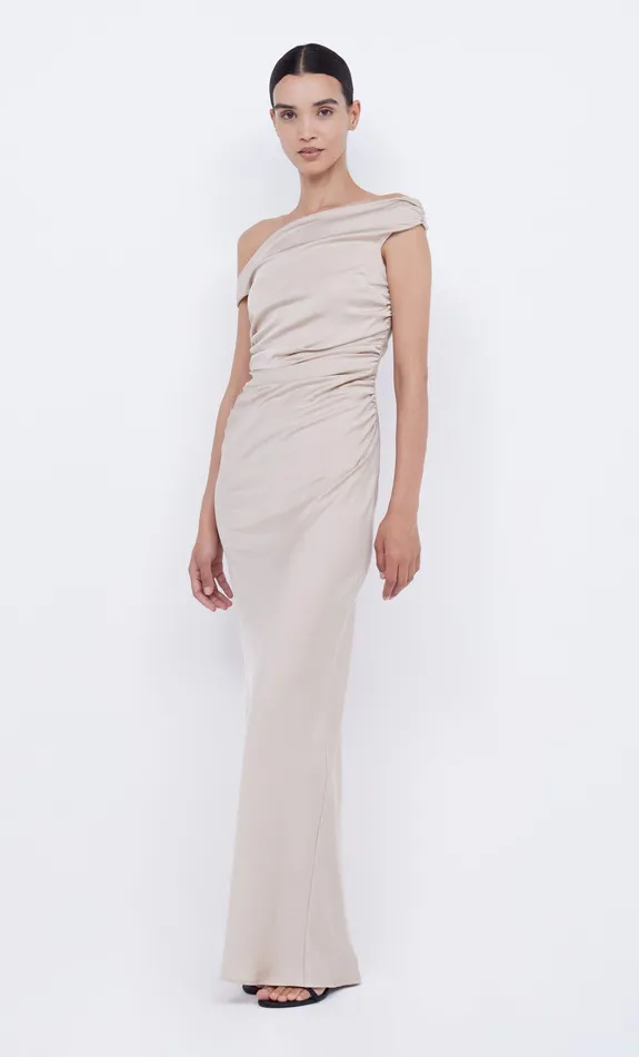 Bec Bridge Maxi Dresses Women ETERNITY OFF SHOULDER MAXI 8211 SAND