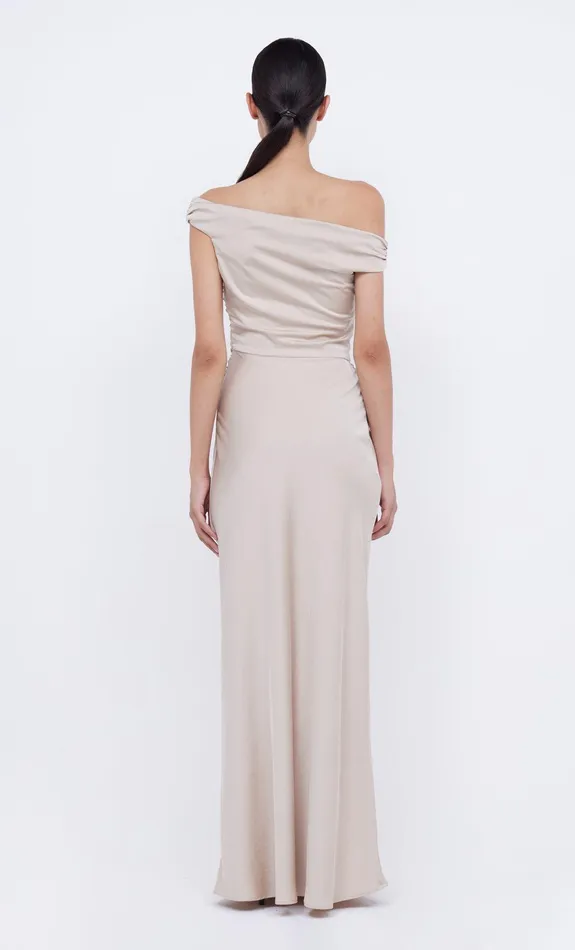 Bec Bridge Maxi Dresses Women ETERNITY OFF SHOULDER MAXI 8211 SAND