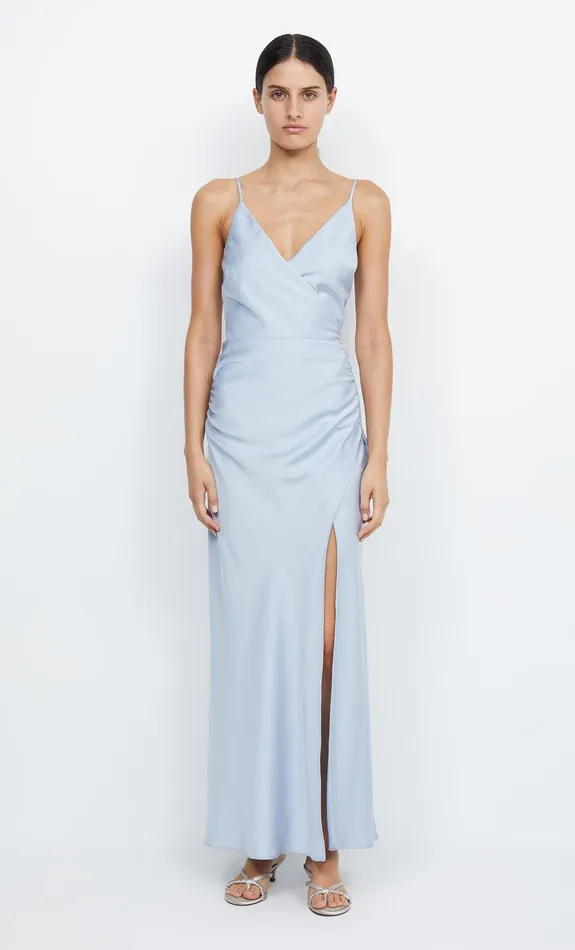 Bec Bridge Maxi Dresses Women ETERNITY V MAXI DRESS 8211 DUSTY BLUE