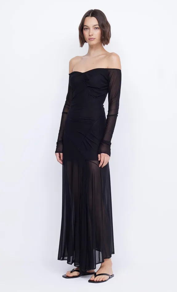 Bec Bridge Maxi Dresses Women ISADORA LONG SLEEVE DRESS 8211 BLACKBLACK