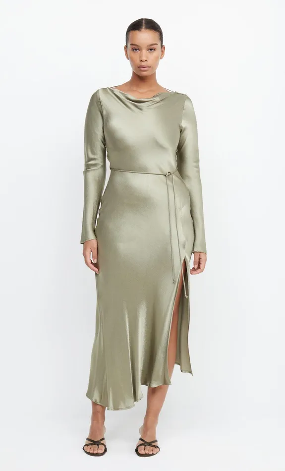 Bec Bridge Maxi Dresses Women MOON DANCE LONG SLEEVE MAXI DRESS 8211 SAGE