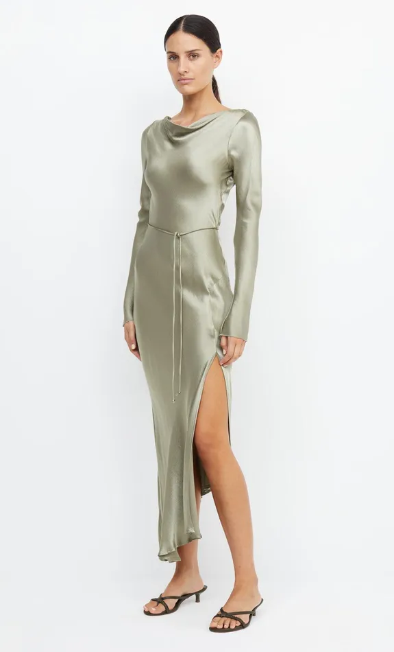 Bec Bridge Maxi Dresses Women MOON DANCE LONG SLEEVE MAXI DRESS 8211 SAGE