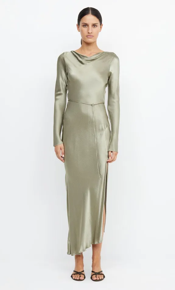 Bec Bridge Maxi Dresses Women MOON DANCE LONG SLEEVE MAXI DRESS 8211 SAGE