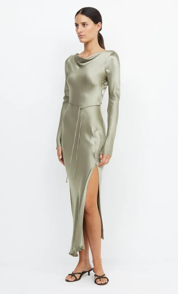 Bec Bridge Maxi Dresses Women MOON DANCE LONG SLEEVE MAXI DRESS 8211 SAGE