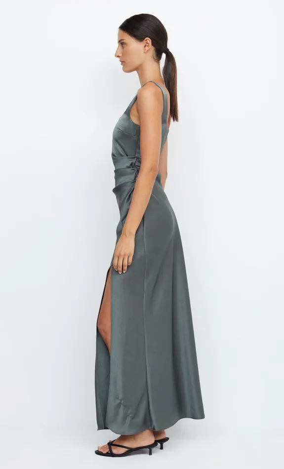 Bec Bridge Maxi Dresses Women THE DREAMER SQUARE NECK DRESS 8211 DARK WILLOW