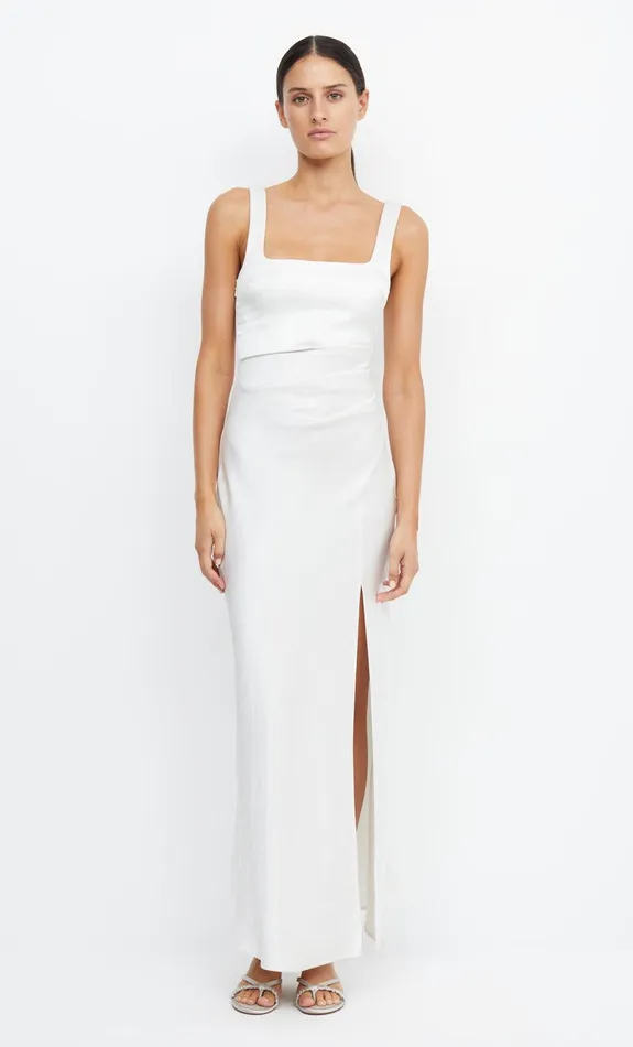 Bec Bridge Maxi Dresses Women THE DREAMER SQUARE NECK DRESS 8211 IVORY