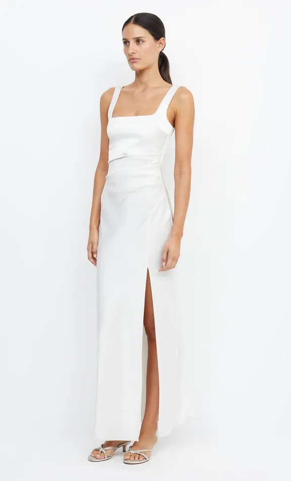 Bec Bridge Maxi Dresses Women THE DREAMER SQUARE NECK DRESS 8211 IVORY