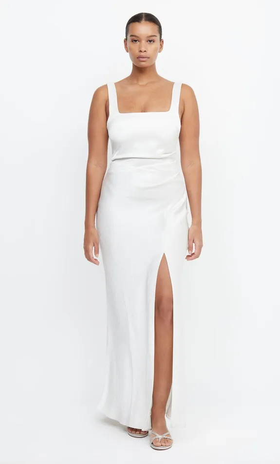 Bec Bridge Maxi Dresses Women THE DREAMER SQUARE NECK DRESS 8211 IVORY