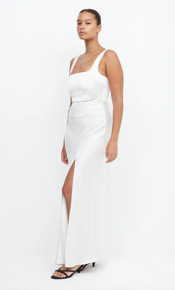 Bec Bridge Maxi Dresses Women THE DREAMER SQUARE NECK DRESS 8211 IVORY