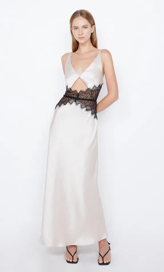 Bec Bridge Prom Dresses Women CAMILLE MAXI DRESS 8211 SANDBLACK