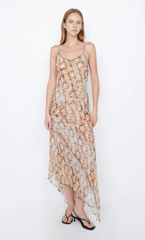 Bec Bridge Prom Dresses Women CIEL ASYM DRESS 8211 GEO SHIBORI