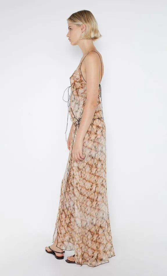Bec Bridge Prom Dresses Women CIEL WRAP MAXI DRESS 8211 GEO SHIBORI