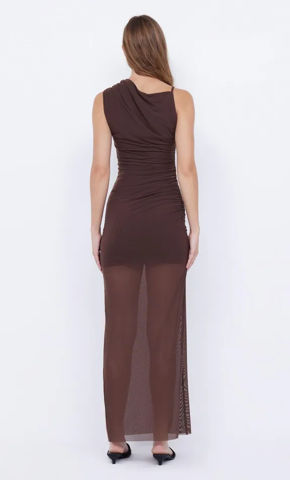 Bec Bridge Prom Dresses Women JULIEN ASYM MAXI DRESS 8211 CHOC