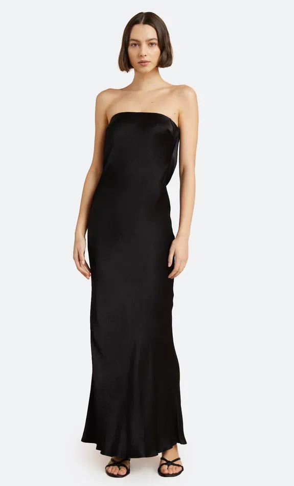 Bec Bridge Prom Dresses Women MOON DANCE STRAPLESS DRESS 8211 BLACK