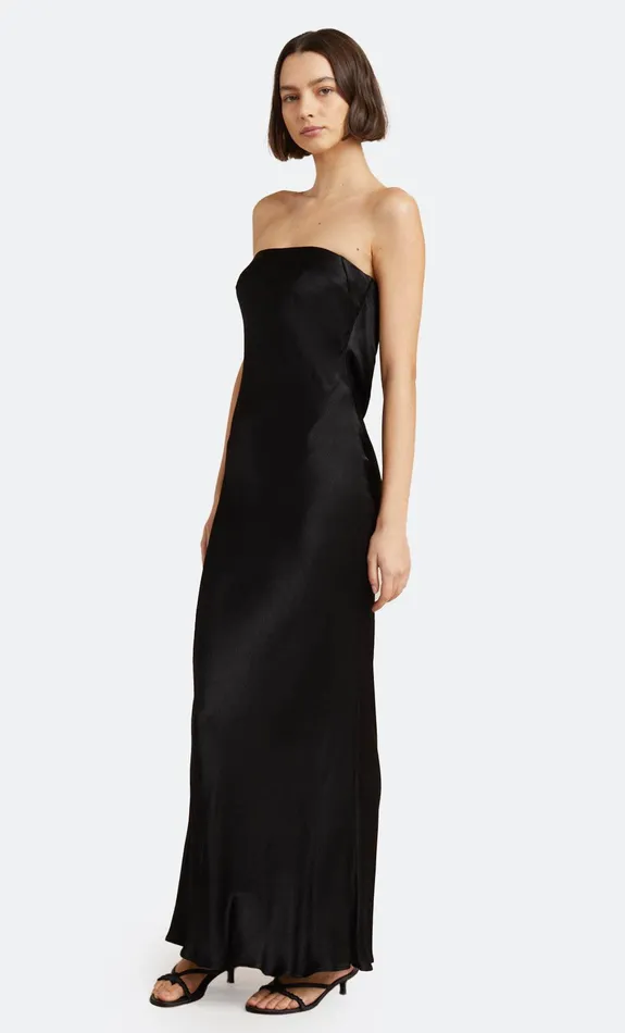 Bec Bridge Prom Dresses Women MOON DANCE STRAPLESS DRESS 8211 BLACK