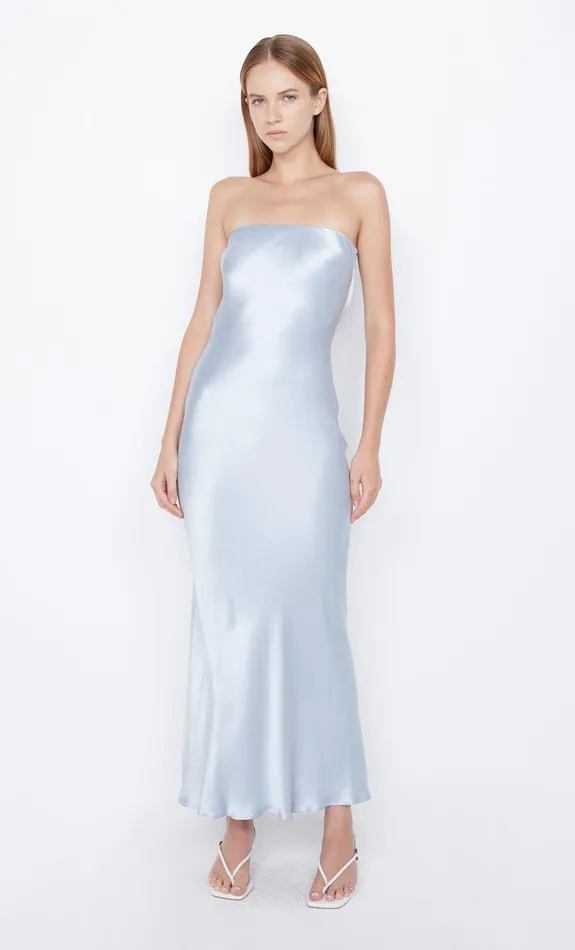 Bec Bridge Prom Dresses Women MOON DANCE STRAPLESS DRESS 8211 DUSTY BLUE