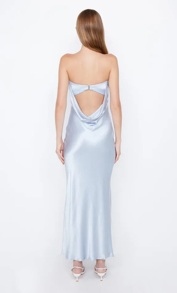 Bec Bridge Prom Dresses Women MOON DANCE STRAPLESS DRESS 8211 DUSTY BLUE