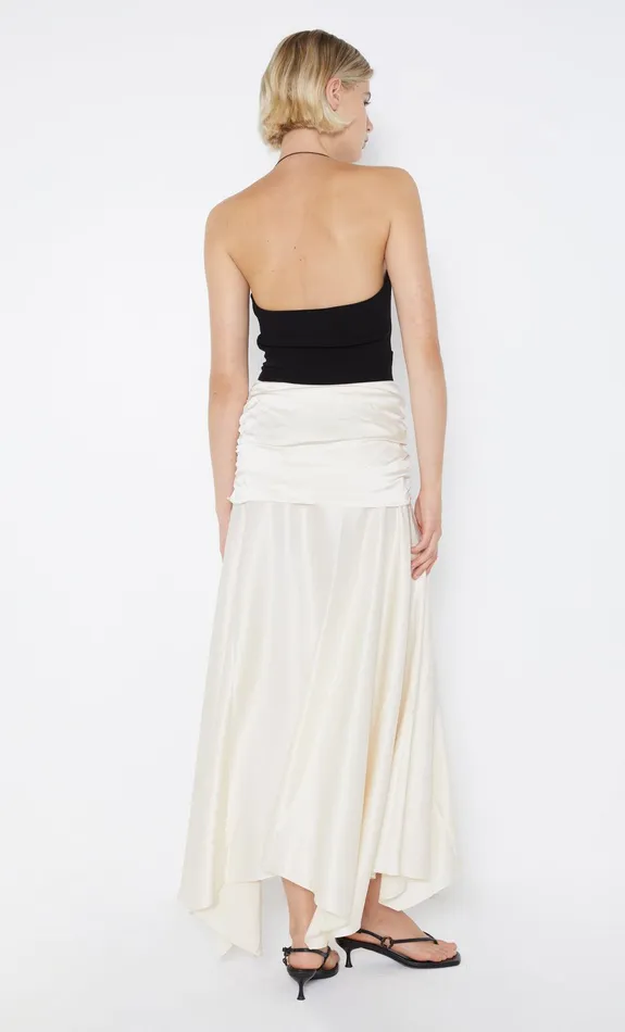 Bec Bridge Skirts Women CHANTILLY SILK RUCHED SKIRT 8211 IVORY