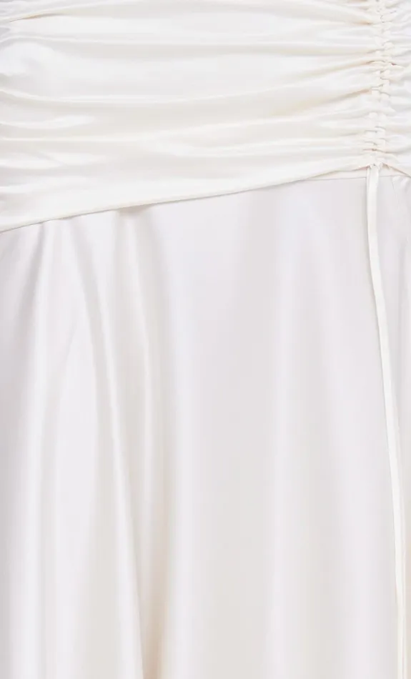 Bec Bridge Skirts Women CHANTILLY SILK RUCHED SKIRT 8211 IVORY