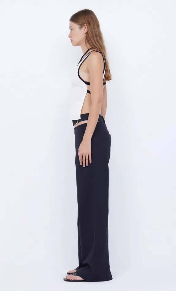 Bec Bridge Sleeveless Women HARI BACKLESS TOP 8211 IVORYBLACK