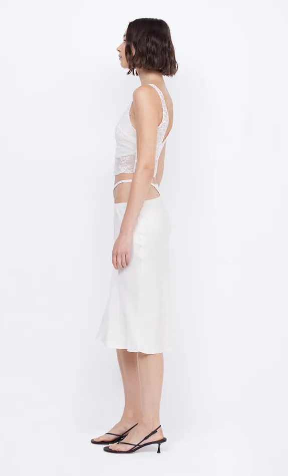 Bec Bridge Sleeveless Women SANTAL CROPPED TOP 8211 IVORY