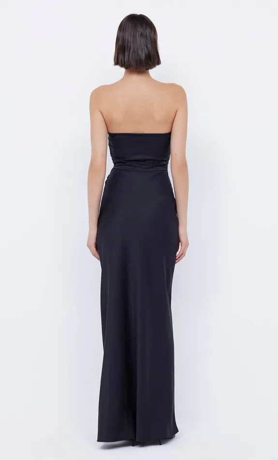 Bec Bridge Wedding Guest Women EMILIA STRAPLESS DRESS 8211 BLACK