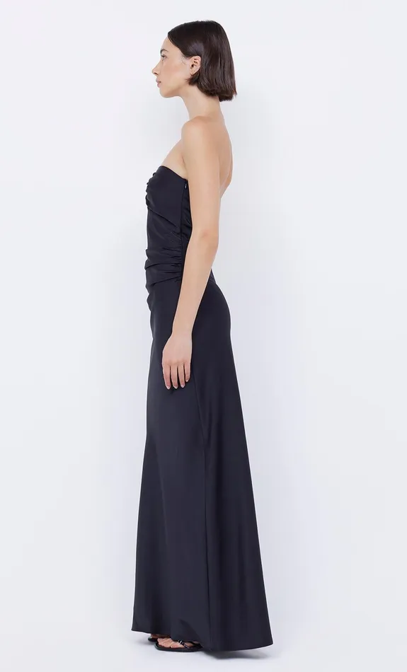 Bec Bridge Wedding Guest Women EMILIA STRAPLESS DRESS 8211 BLACK