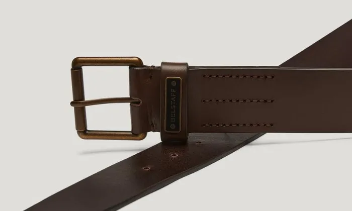 Belts Men Belstaff Ledger Belt Brown Belts Men Belstaff Ledger Belt Brown