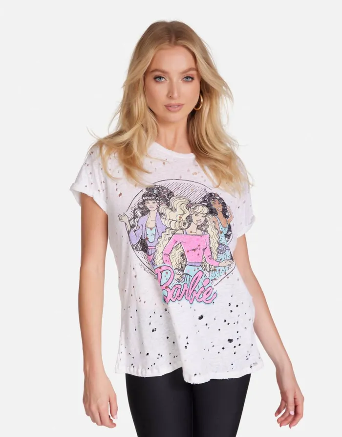 Bess Barbie U0026 Friends White Women039s Lauren Moshi Short Sleeve