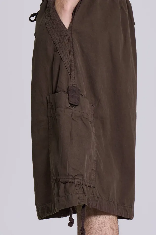 Bestsellers Jaded London Men Shop Brown Parachute Cargo Shorts