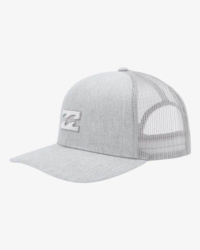 Billabong Beanies and Hats All Day Trucker Hat Grey Heather 8211 Men Billabong Beanies and Hats All Day Trucker Hat Grey Heather 8211 Men