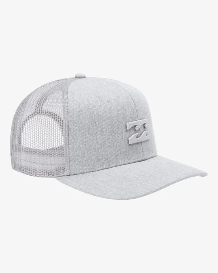 Billabong Beanies and Hats All Day Trucker Hat Grey Heather 8211 Men Billabong Beanies and Hats All Day Trucker Hat Grey Heather 8211 Men