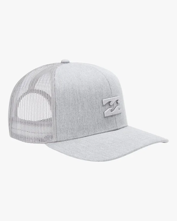 Billabong Beanies and Hats All Day Trucker Hat Grey Heather 8211 Men Billabong Beanies and Hats All Day Trucker Hat Grey Heather 8211 Men