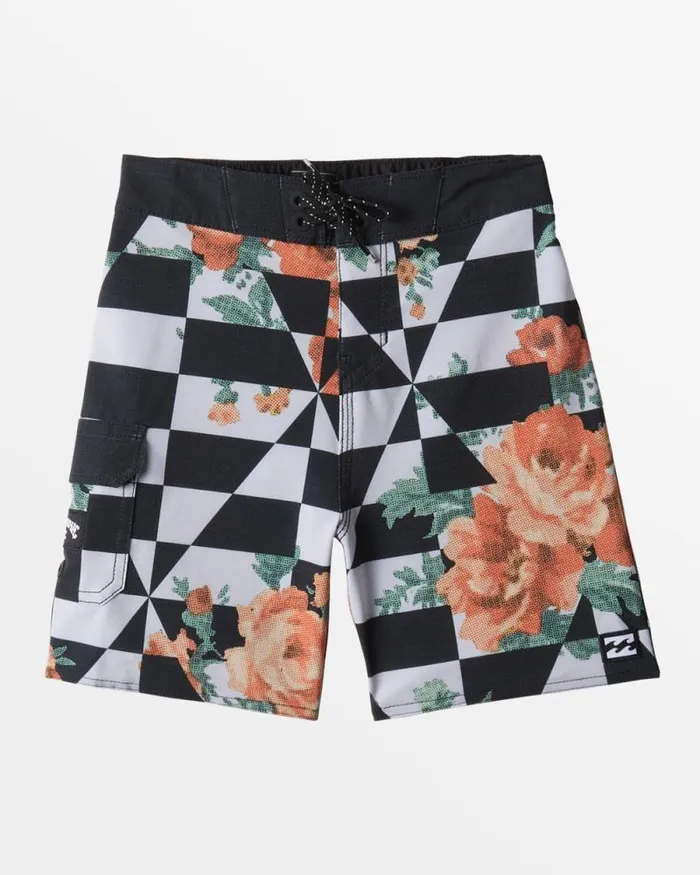 Billabong Boys 27 Yrs Boys 27 Sundays Pro 13034 Boardshorts Black White 8211 Men