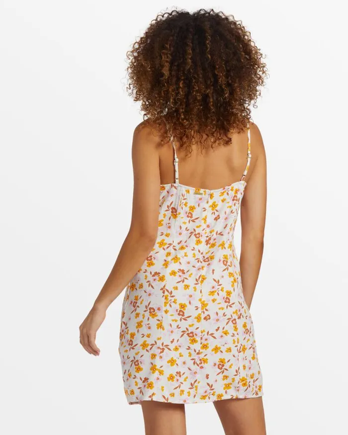 Billabong Dresses Stay Awhile Mini Dress Salt Crystal 8211 Women